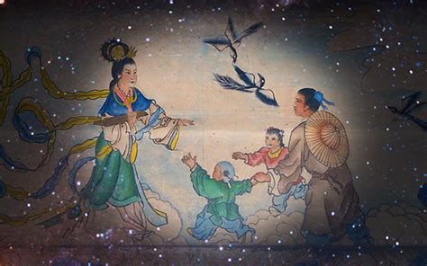  織女星與牛郎的奇幻愛情：探索古代日本關於天人交錯的浪漫傳說！